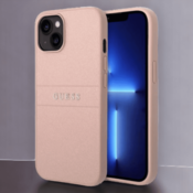 Guess Ovitek Guess silver pink za iPhone 14 Plus/ 15 Plus (GUHCP14MPSASBPI)