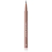 MUA Makeup Academy Brow Define tekoče črtalo za obrvi odtenek Taupe 0.5 ml