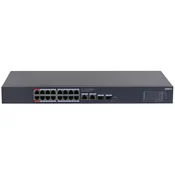 Upravljano stikalo Dahua Technology CS4220-16GT-240, L2 Gigabit Ethernet, PoE, črno