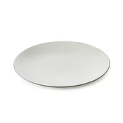 Set plitvih krožnikov EQUINOXE REVOL 26 cm, 6 kos beli bombaž