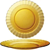 Duralex Desertni krožnik Duralex PICARDIE AMBER, oranžen, premer 205 mm – komplet 6 kosov
