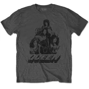 Queen 70s Photo Charcoal Grey M Majica