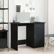 vidaXL vidaXL Miza Črna Oreh 100x50x76 cm Inženirski les, (22071015)