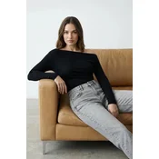Trendyol Milla ženska bluza Twoaw24Bz00227, crna