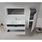 HANAH HOME Kupatilski ormarić sa umivaonikom i ogledalom (2 komada) Nest 121 v2 551