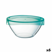 Zdjela za Salatu Luminarc Keepn Lagon Providan S poklopcem Staklo (23 cm) (6 kom.)