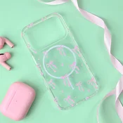 Maska za iPhone 17 Pro 6.3 Cute Bow Print Magsafe, Šarena