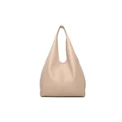 Vrečasta torbica LS COLLECTION Andrea Massi - kaki, hobo