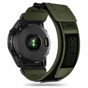 JEREMEN TECH-PROTECT SCOUT PRO GARMIN FENIX 22MM 5/6/6 PRO/7 MILITARY GREEN