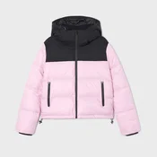Cropp - Prošivena puffer jakna s kapuljačom - pastelno pink