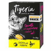Tigeria Smoothie Snack 6 x 50 g - Piletina s bundevom