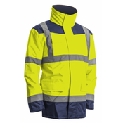 Coverguard 4u1 signalizirajuca zaštitna hi-viz parka kanata žuto-plava velicina s ( 7kanys )