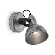 Briloner 2049-014 - Zidno spot svetlo RETRO 1xE14/40W/230V sivo