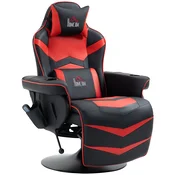 Homestar Gaming stol z masažno funkcijo 795x825x1115 cm rdeč
