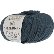 Austermann Camel & Wool 90343-04 Blue Pletilna preja