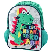 Sazio Neo Predškolski ranac Skater Dino Limo, Zeleni