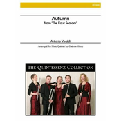 VAVALDI:AUTUMN FROM THE FOUR SEASONS FLUTE QUINET