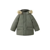 MANGO KIDS Zimska jakna ARNAU temno zelena
