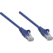Intellinet Intellinet 737050 RJ45 omrežni kabel\, Patch kabel CAT 6a S/FTP 0.25 m modra enojna zaščita\, skupna zaščita\, brez halogena 1 kos, (20418265)