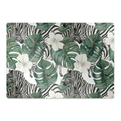 Decormat Podloga za stol Zebras in the leaves 140x100 cm 15 cm