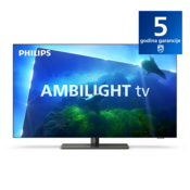 PHILIPS 65OLED818/12 Smart Televizor, 65, OLED, 4K UHD, 120Hz, DVB-T2, Android, Crni