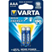 VARTA High Energy  Alkalna baterija, AAA, 2/1