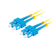 LANBERG optički patch kabel SM SC/UPC-SC/UPC duplex 2m LSZH G657A1 promjer 3mm, boja žuta