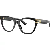 Dolce&Gabbana Ženski okvir za dioptrijske naocare, Cetvrtaste, Crni
