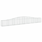 Gabionska košara s lukom 400x30x40/60 cm pocincano željezo