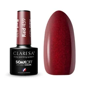 Claresa hibridni lak za nohte rdeč 439 5 g