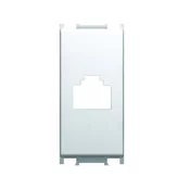 KOMUNIKACIJSKA vtičnica MODUL adapter KEYSTONE BELA, 1M, BOK