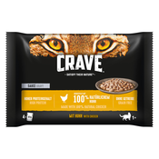Crave Pouch multi pakiranje 4 x 85 g - Piščanec z omako