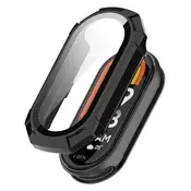 Ovitek z zaščito zaslona Techsuit Defense360 Pro za Xiaomi Mi Band 8/8 NFC - črn
