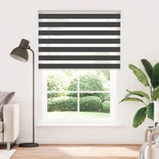 Zavjesa zebra crna 155x200 cm širina tkanine 150,9 cm poliester