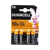 Duracell Alkalne baterije 1,5 V, AA, LR6/MN1500 4 kosi.