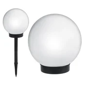 slomart Solarna vrtna svetilka GreenBlue kroglasta GB121, bela LED