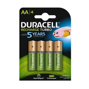 DURACELL Punjiva baterija AA 2500mAh 4/1