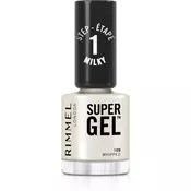 Rimmel Super Gel gel lak za nohte brez uporabe UV/LED lučke odtenek 109 Whipped 12 ml
