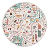 Pralna otroška igralna preproga o80 cm Furry World – Mila Home
