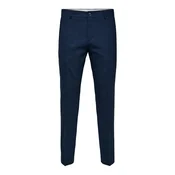 SELECTED HOMME Hlače na rob Oasis, modra