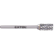 EXTOL fréza karbidová, válcová s čelním ozubením, ?6 x 13 mm, ?stopky 3 mm, sek střední (double-cut) 8703813