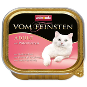 Mokra mačja hrana Vom Feinsten - Adult, 100 g - Puranji srčki