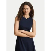 LAUREN RALPH LAUREN Cocktail obleka 200980935004 Mornarsko modra Regular Fit