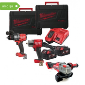 3-delni set orodja Milwaukee M18 FPP2F3-502X-FSAG125X