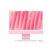 24-inÄŤni iMac M4 sa 8-jezgarnim CPU-om, 8-jezgarnim GPU-om, 16GB objedinjene memorije i 256GB SSD - Pink