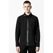 Moška srajca KILLSTAR - Mage Button-Up - Črna - KSRA004385