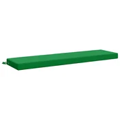 Vidaxl Blazina za klop SOEST 100% poliester Zelena 140 x 40 x 8 cm