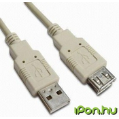 WIRETEK USB produžni kabel siva 1.8m WUCBE