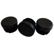 Notranji pokrovček za cevni profil premera 18 mm, 50 kosov, črn