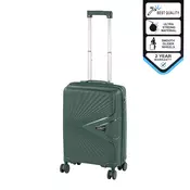 Kabinski kovček TraveLux Endure s trdo streho 55x40x20 cm, temno zelen